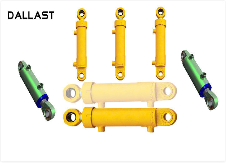 Mid Pressure Loader Farm Hydraulic Cylinders Double Acting Welded Agricultural Trucks